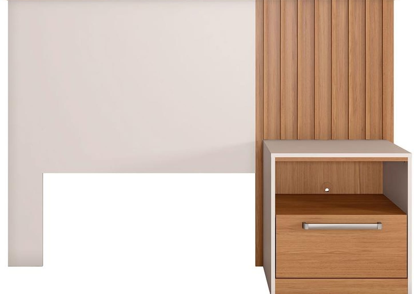 Cabeceira Solteiro Caemmun Lucila Freijo e Off White