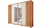 Guarda-roupa Casal 4 Gavetas 6 Portas Caemmun - APOLLO