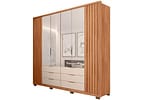 Guarda-roupa Casal com Espelho 6 Gavetas 6 Portas Caemmun Maximus