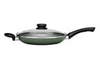 Frigideira Antiaderente Panelux com Tampa de Alumínio Maximum Stone Verde 32cm