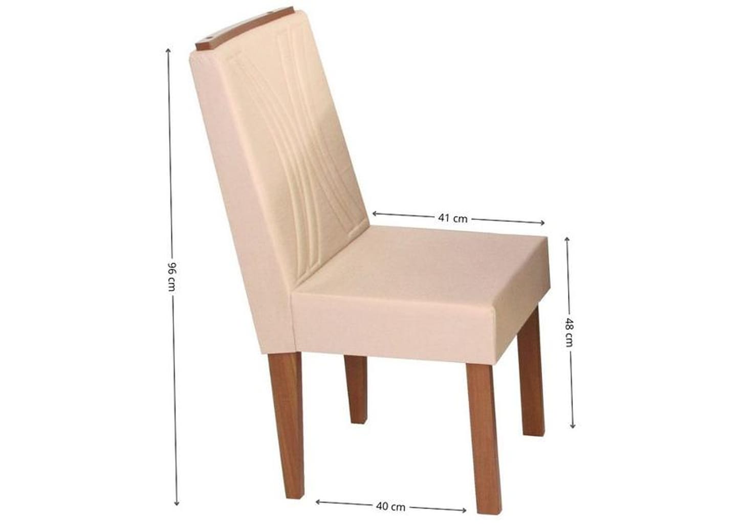 Mesa de Cozinha 4 Cadeiras Retangular Laís Móveis São Carlos