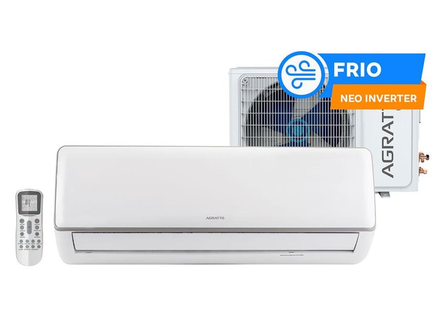 Ar-condicionado Split 18.000 BTUs Agratto Neo Inverter Frio ICS18F-02