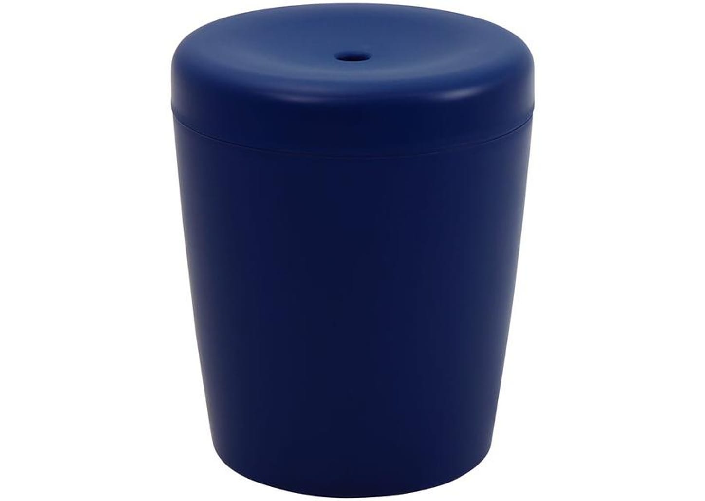 Puff Decorativo Multiuso Cilíndrico Infantil Azul Bic Basic Tramontina