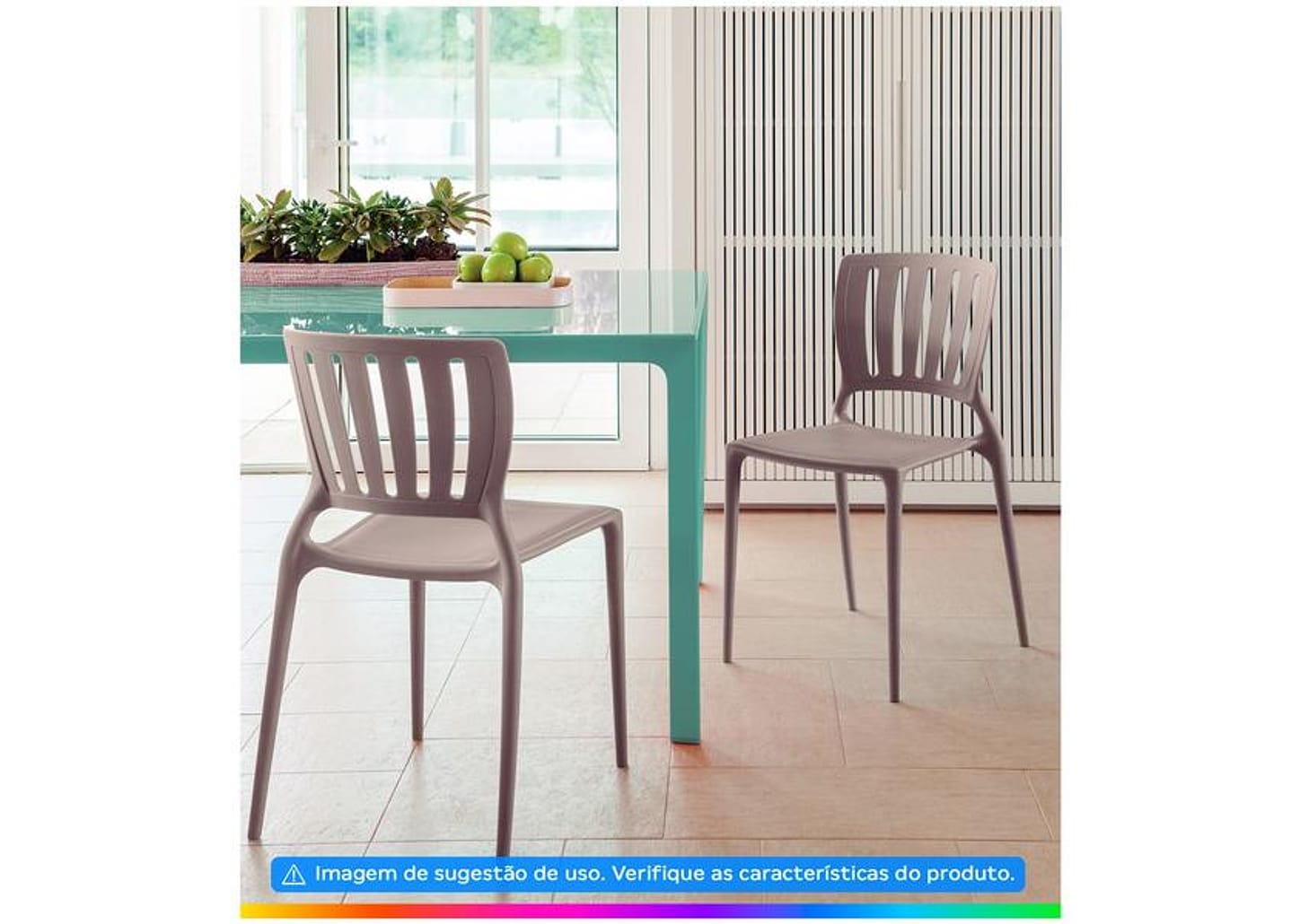 Cadeira de Polipropileno Pé Palito Tramontina Manu