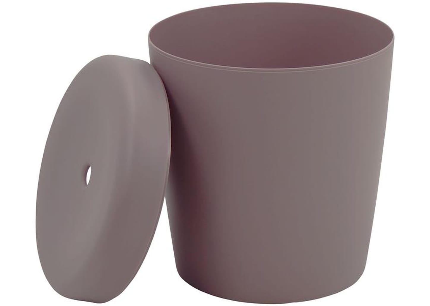 Puff Decorativo Multiuso Cilíndrico Infantil Camurça Basic Tramontina