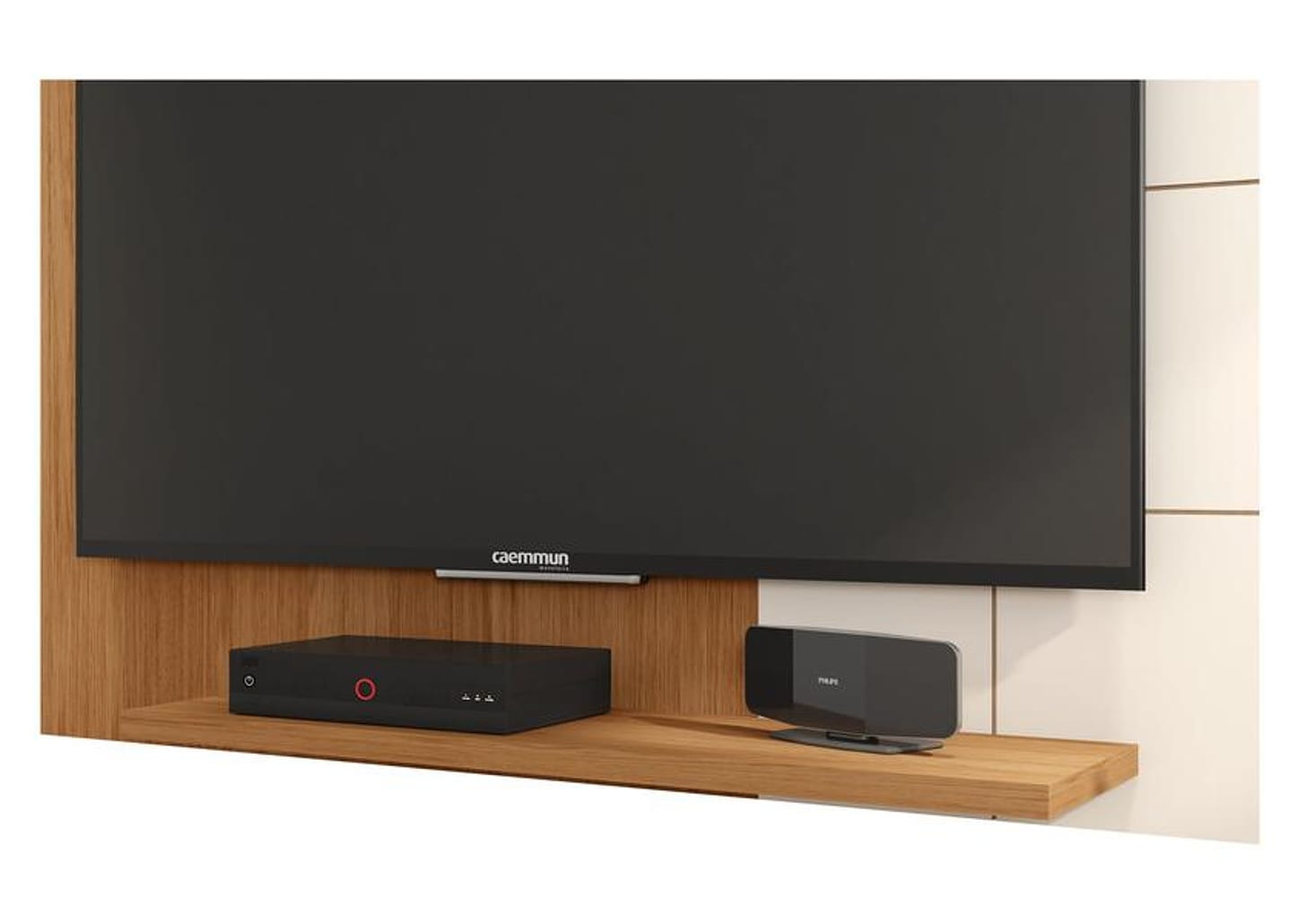 Painel para TV até 58" Caemmun Cross 2 Prateleiras