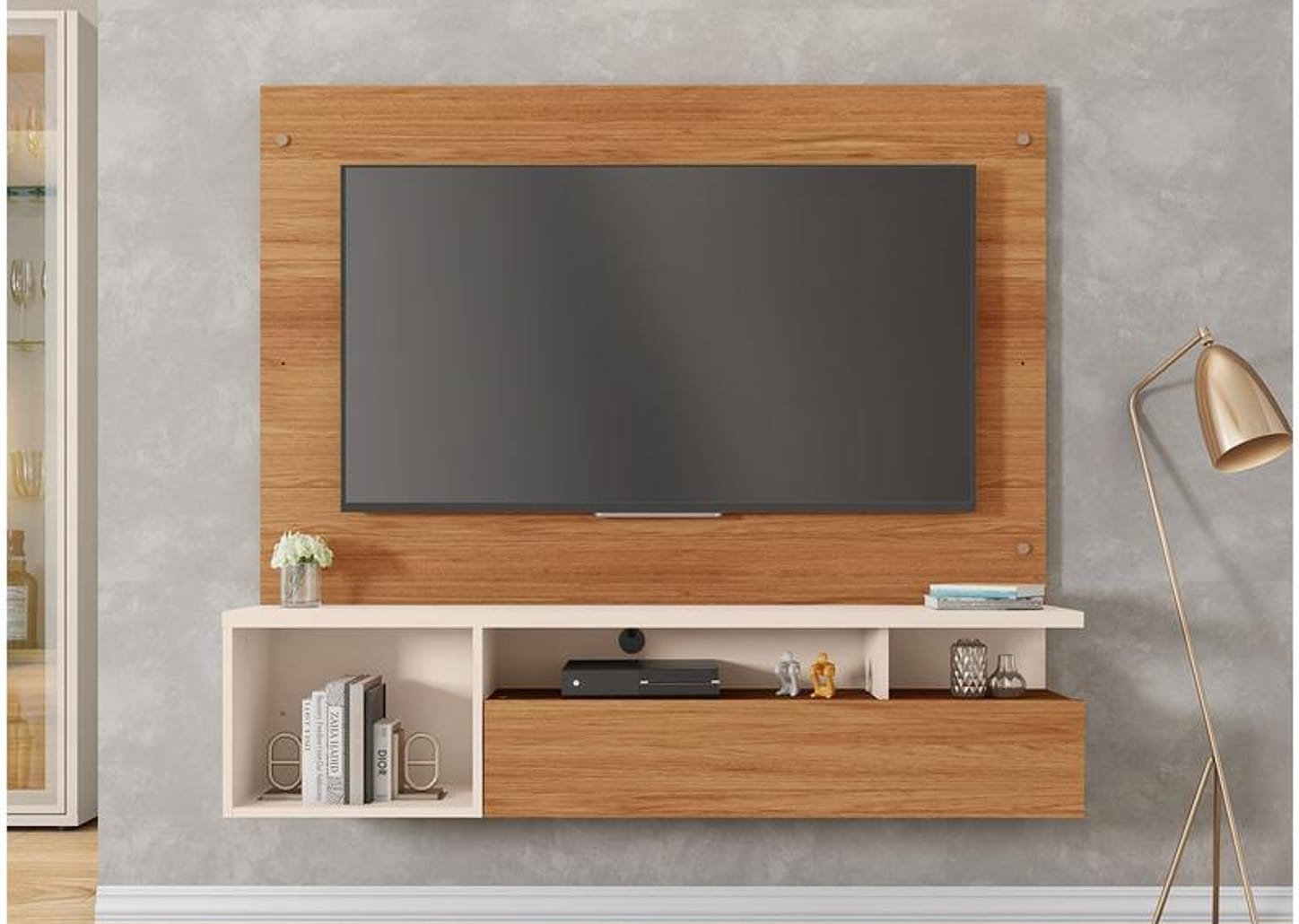Painel para TV até 55" Caemmun Black 19 SE