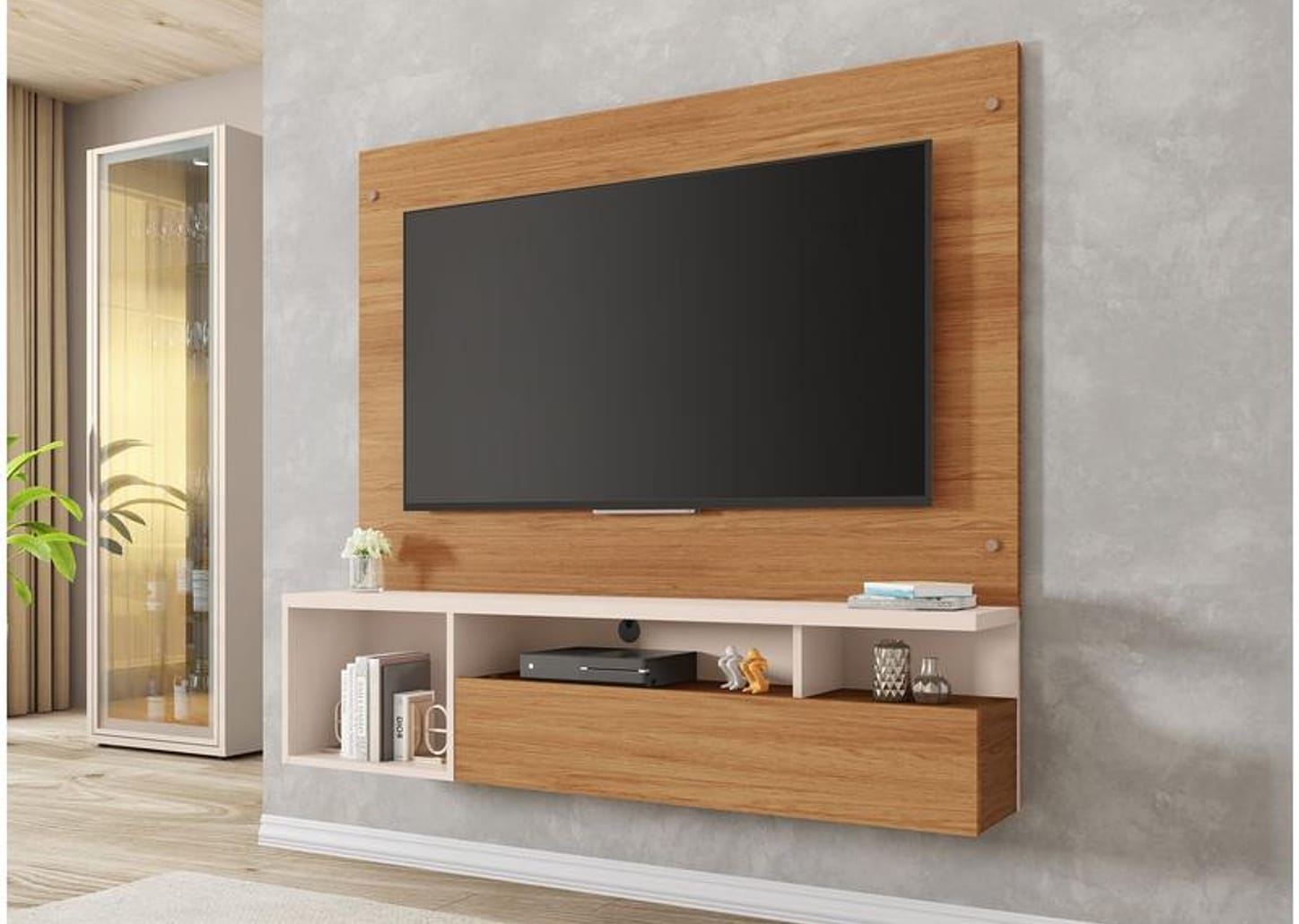 Painel para TV até 55" Caemmun Black 19 SE