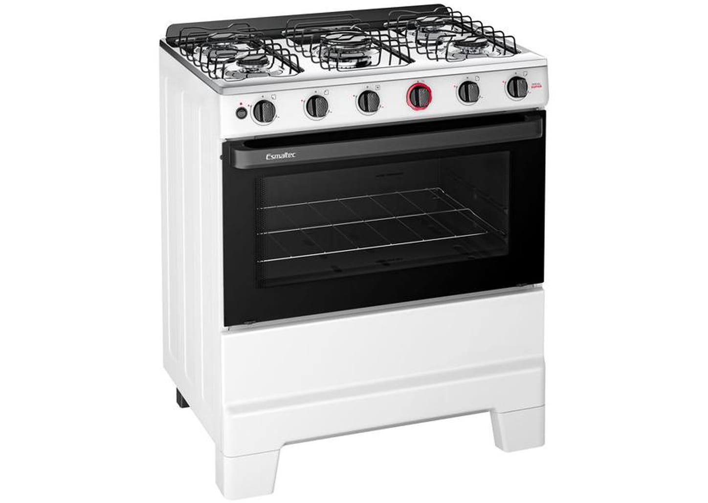 Fogão 5 Bocas Esmaltec Branco Ideal Super BR 5121