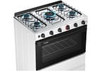 Fogão 5 Bocas Esmaltec Branco Ideal Super BR 5121