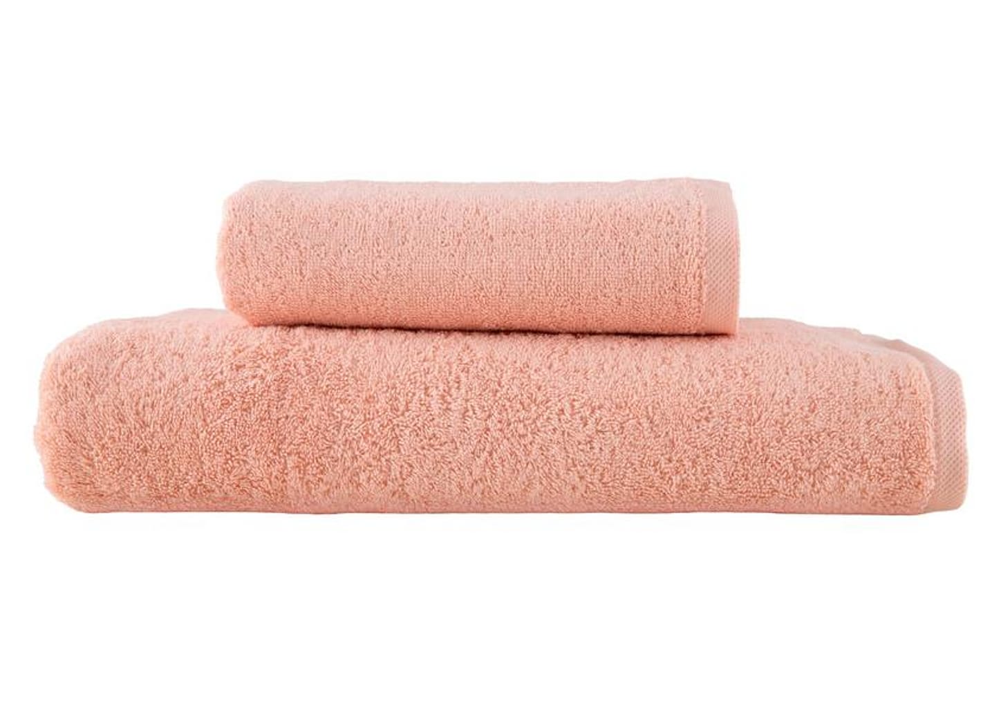 Jogo de Toalhas de Banho Dohler 100% Algodão Florença Salmão 2 Peças