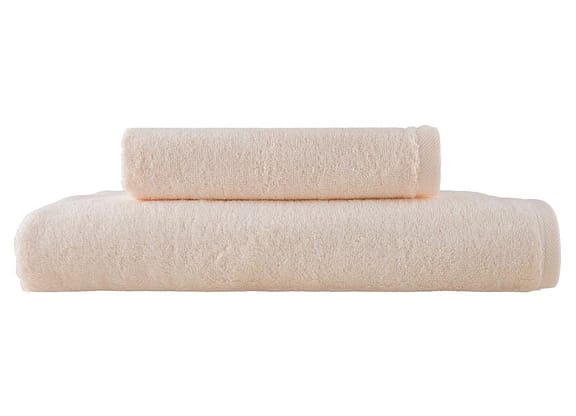 Jogo de Toalhas de Banho Dohler 100% Algodão Florença Creme 2 Peças