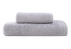 Jogo de Toalhas de Banho Dohler 100% Algodão Florença Cinza 2 Peças