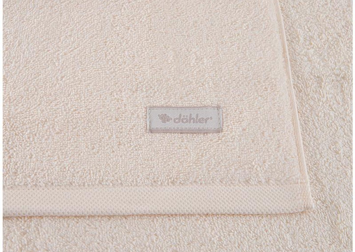 Jogo de Toalhas de Banho Dohler 100% Algodão Florença Creme 2 Peças