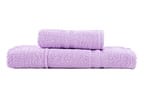 Jogo de Toalhas de Banho e Rosto Dohler 100% Algodão Paris Lilás 2 Peças