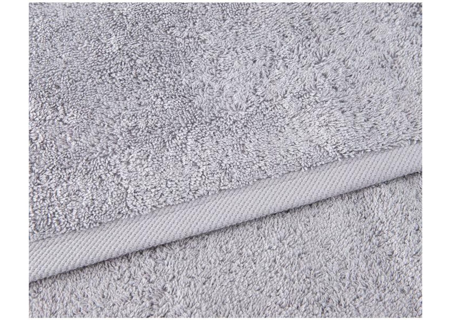 Jogo de Toalhas de Banho Dohler 100% Algodão Florença Cinza 2 Peças