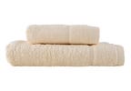 Jogo de Toalhas de Banho Dohler 100% Algodão Kairo Creme 2 Peças