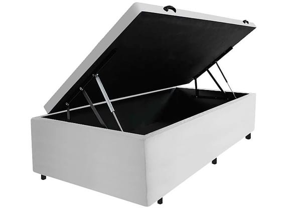 Base Cama Box Solteiro V-Joy com Baú 38x88x188cm Bravus