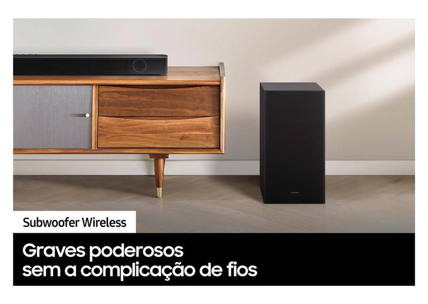 Soundbar Samsung HW-B550/ZD 2.1 Bluetooth com Subwoofer sem Fio 410W