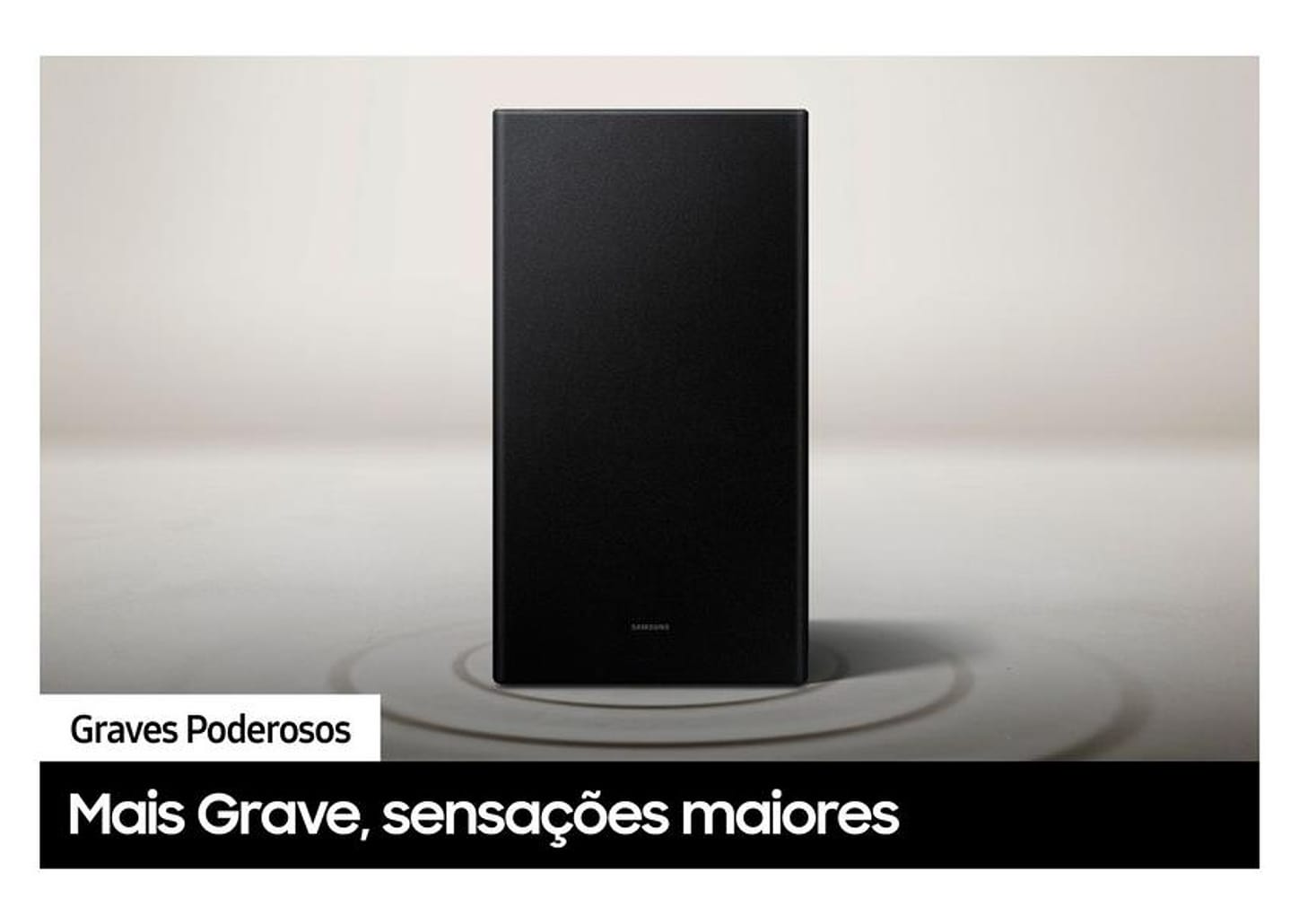 Soundbar Samsung HW-B550/ZD 2.1 Bluetooth com Subwoofer sem Fio 410W