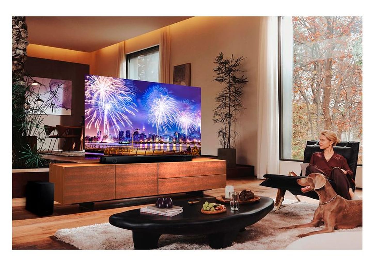 Soundbar Samsung HW-B550/ZD 2.1 Bluetooth com Subwoofer sem Fio 410W