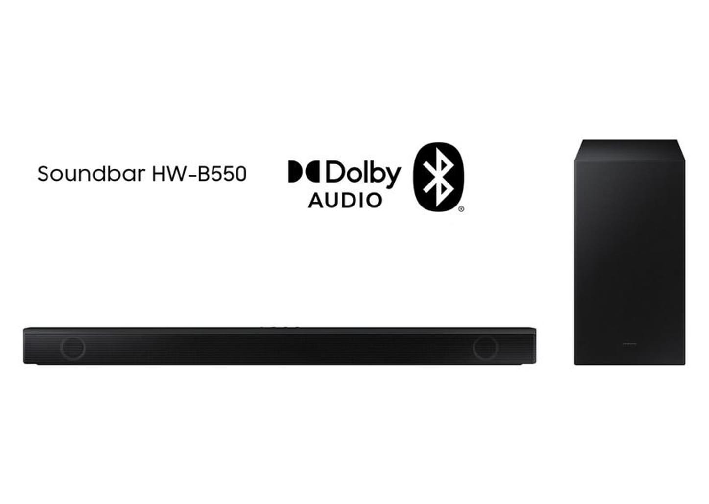 Soundbar Samsung HW-B550/ZD 2.1 Bluetooth com Subwoofer sem Fio 410W