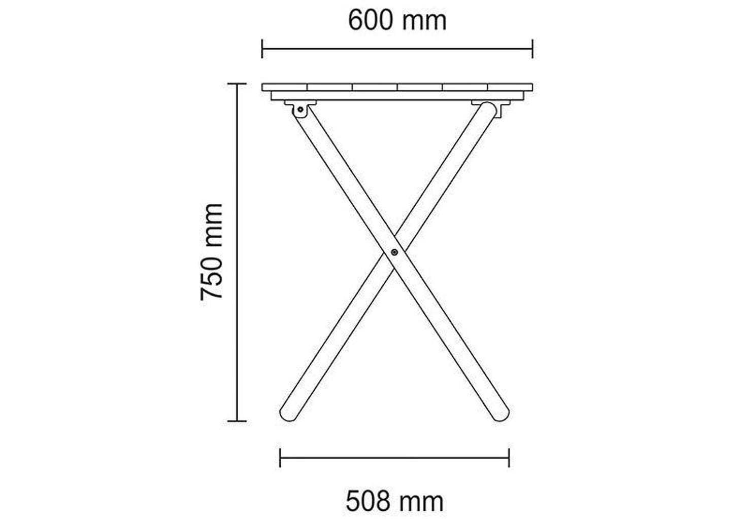 Mesa Quadrada 4 Lugares Tramontina Lille