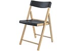 Cadeira de Madeira Mista e Polipropileno Pé Palito Dobrável Potenza Itaúba