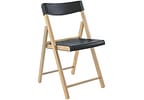 Cadeira de Madeira Mista e Polipropileno Pé Palito Dobrável Potenza Itaúba