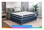 Base Cama Box Queen Plumatex Colchões 37x158x198cm Alfa Maxx