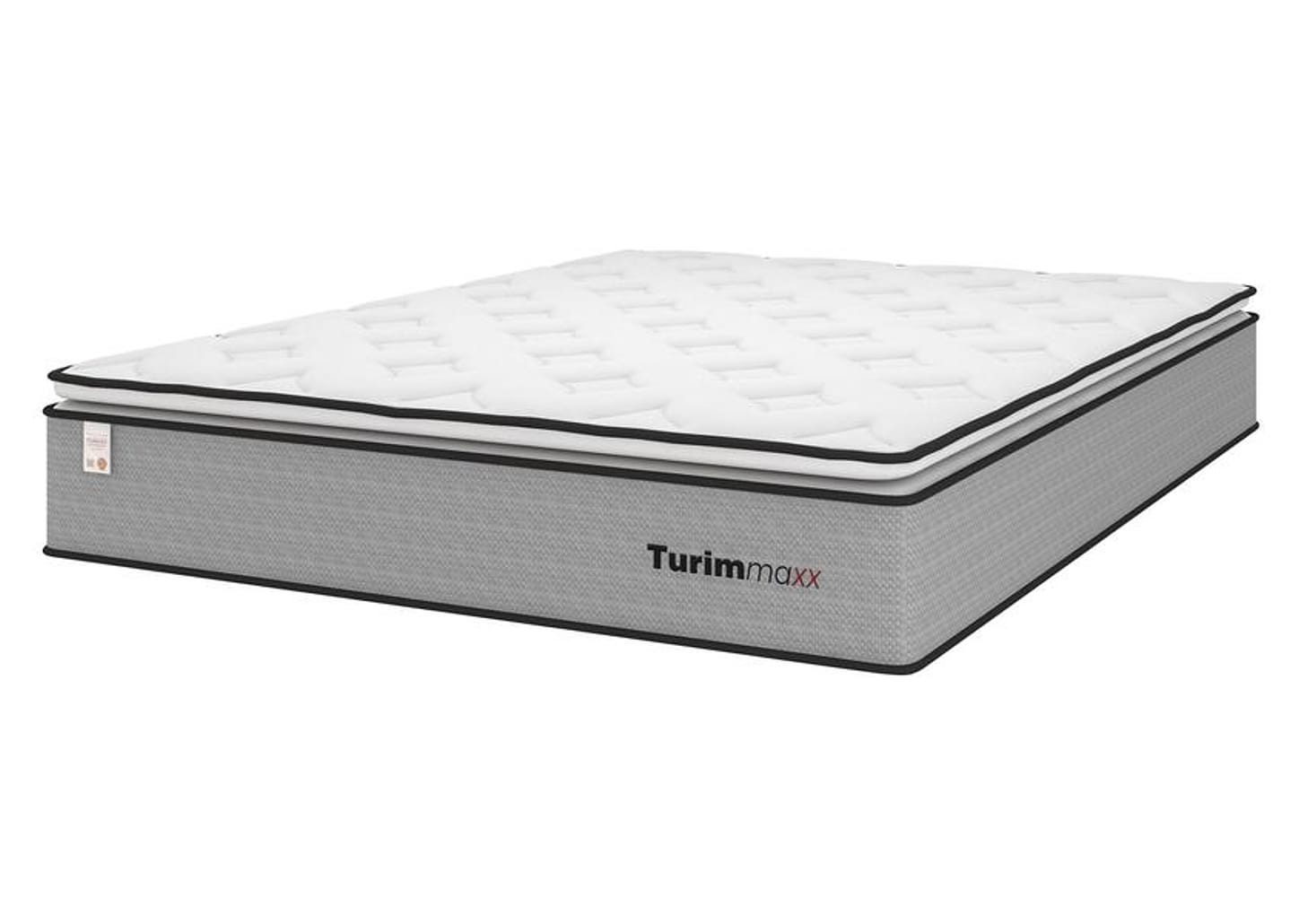 Colchão Queen Plumatex Colchões de Molas Ensacadas 28x158x198cm Turim Maxx