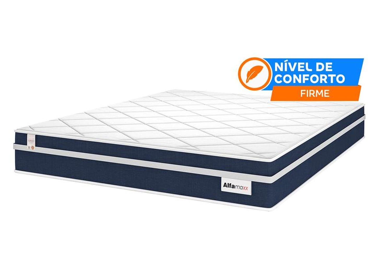 Colchão Queen Plumatex Colchões de Molas Ensacadas 22x158x198cm Alfa Maxx