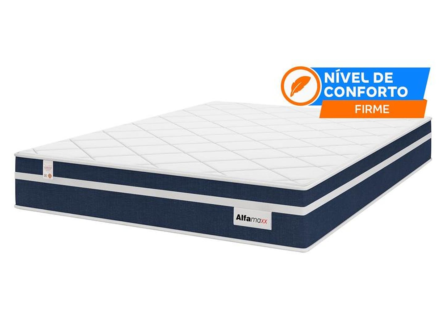 Colchão Casal Plumatex Colchões de Molas Ensacadas 22x138x188cm Alfa Maxx