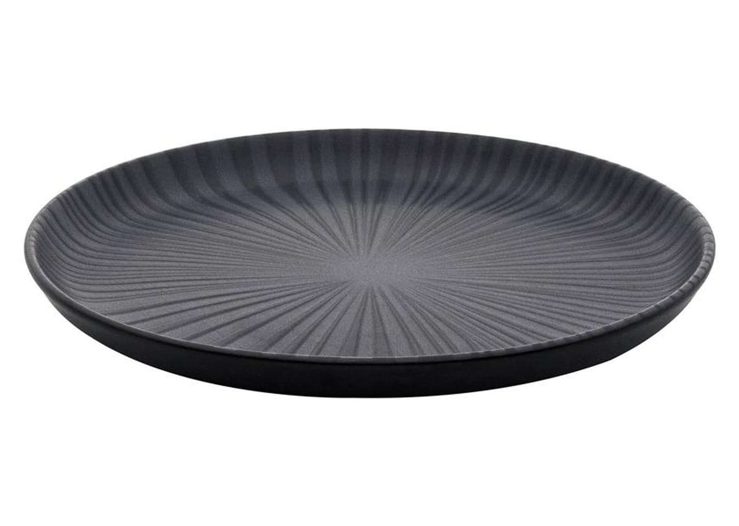 Aparelho de Jantar Chá 20 Peças Oxford Redondo Cerâmica Preta Onix