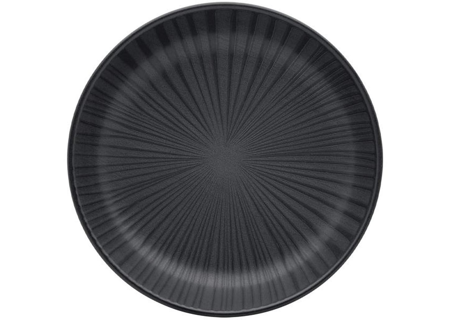 Aparelho de Jantar Chá 20 Peças Oxford Redondo Cerâmica Preta Onix