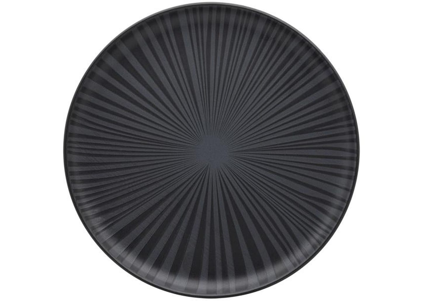 Aparelho de Jantar Chá 20 Peças Oxford Redondo Cerâmica Preta Onix