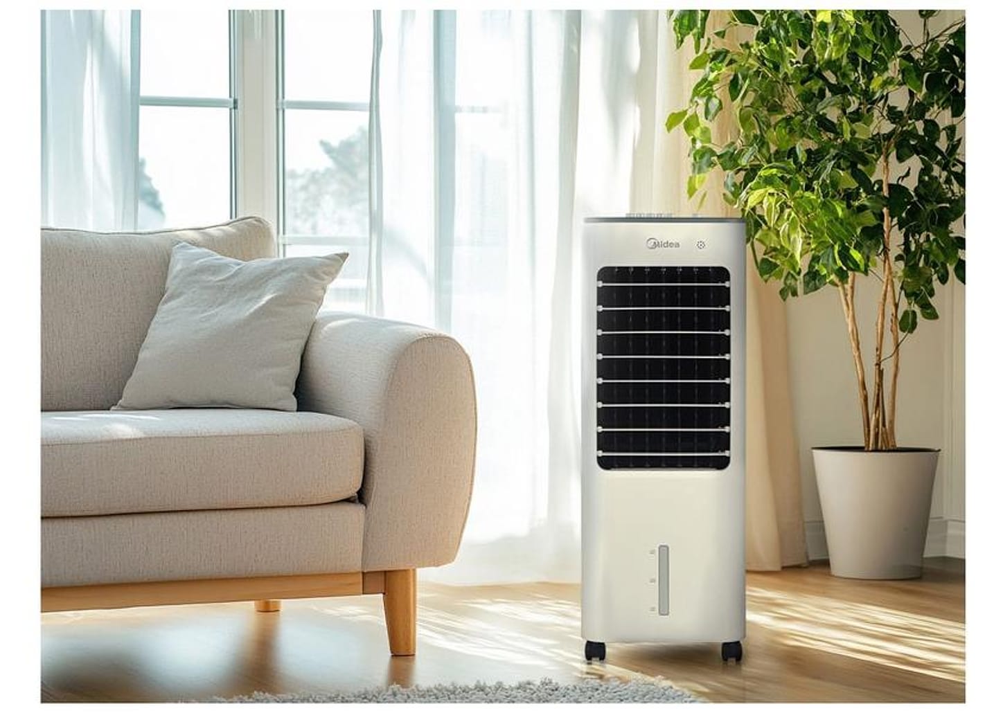 Climatizador de Ar Midea Frio Umidificador 3 Velocidades 5L ACM52