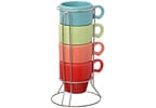 Jogo de Xícaras de Café 90ml Hauskraft Stacky 4 Peças
