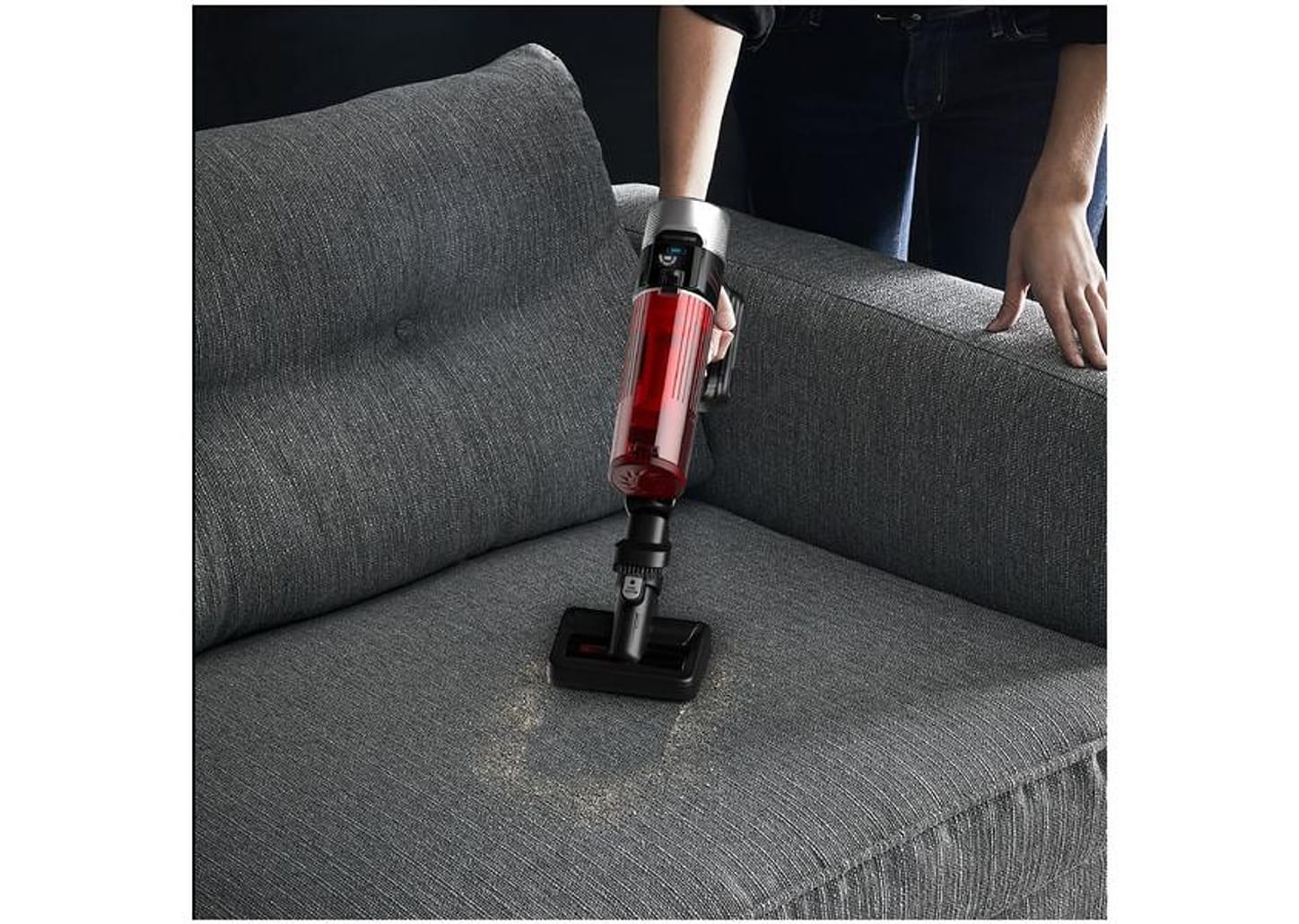 Aspirador de Pó Vertical e Portátil Arno sem Fio a Bateria 250W X-Force Flex 9.60 RH20 Vermelho