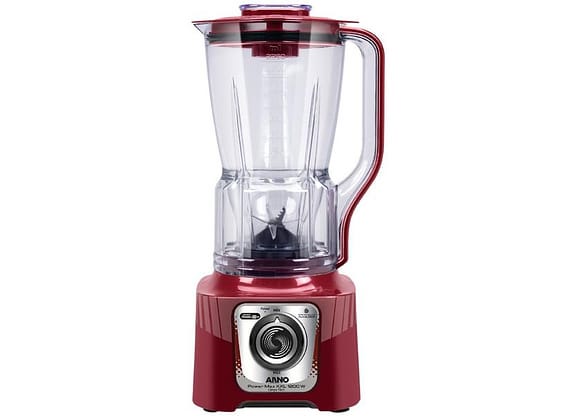 Liquidificador Arno Powermax XXL LN86 1200W Carmim