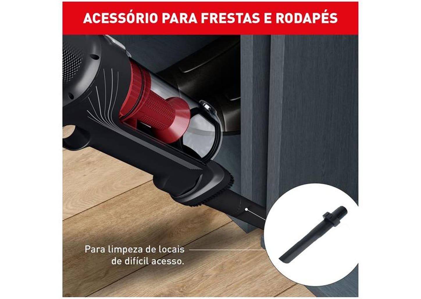 Aspirador de Pó Vertical e Portátil Arno sem Fio a Bateria 140W X-Pert RH6A