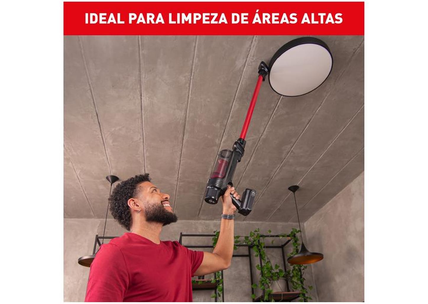 Aspirador de Pó Vertical e Portátil Arno sem Fio a Bateria 140W X-Pert RH6A