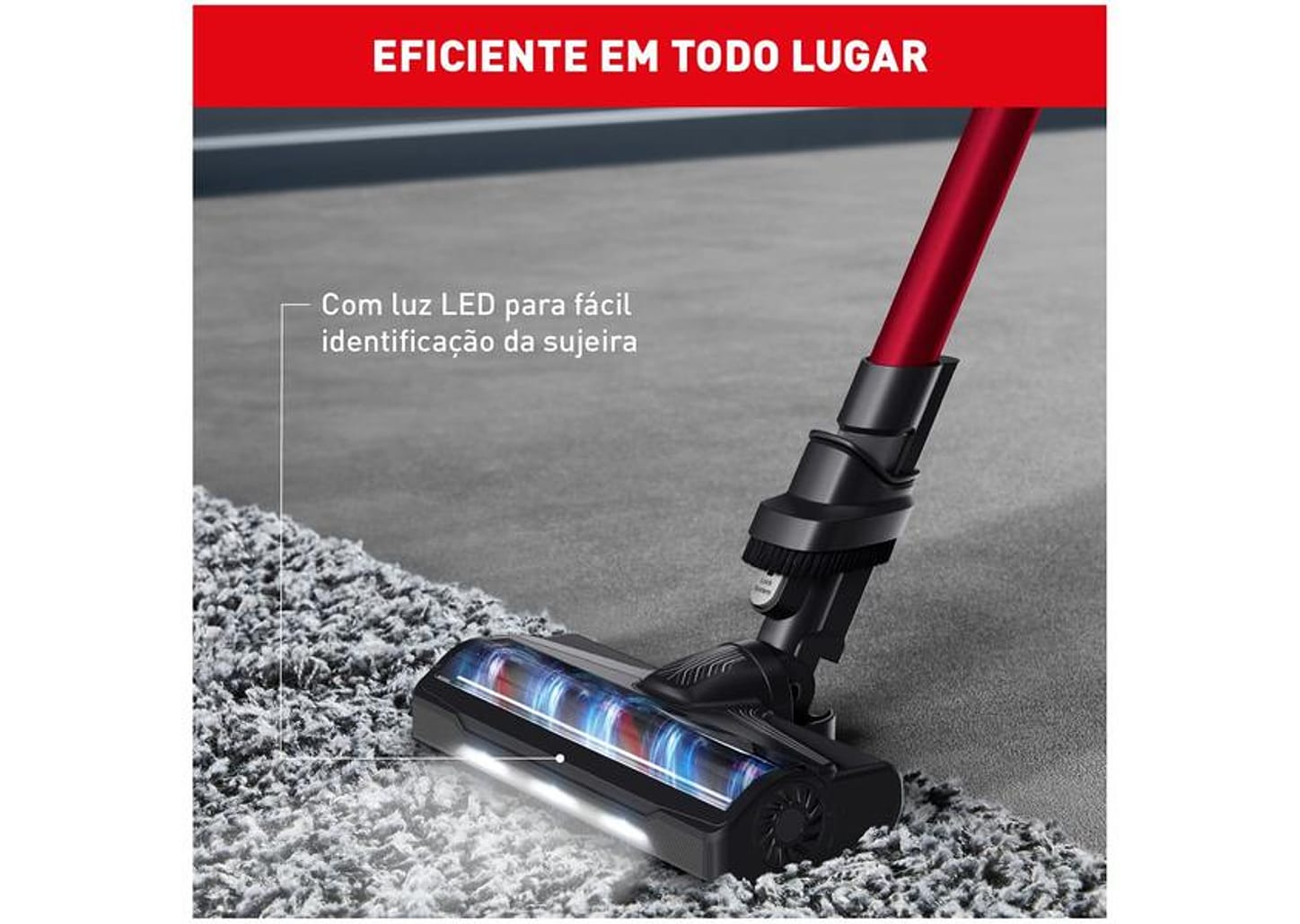 Aspirador de Pó Vertical e Portátil Arno sem Fio a Bateria 140W X-Pert RH6A
