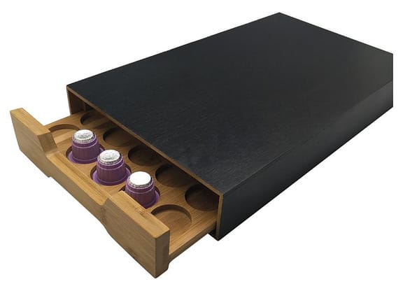 Bandeja Porta-Cápsulas Nespresso de Bambu Haüskraft SCAP-007 40 Cápsulas