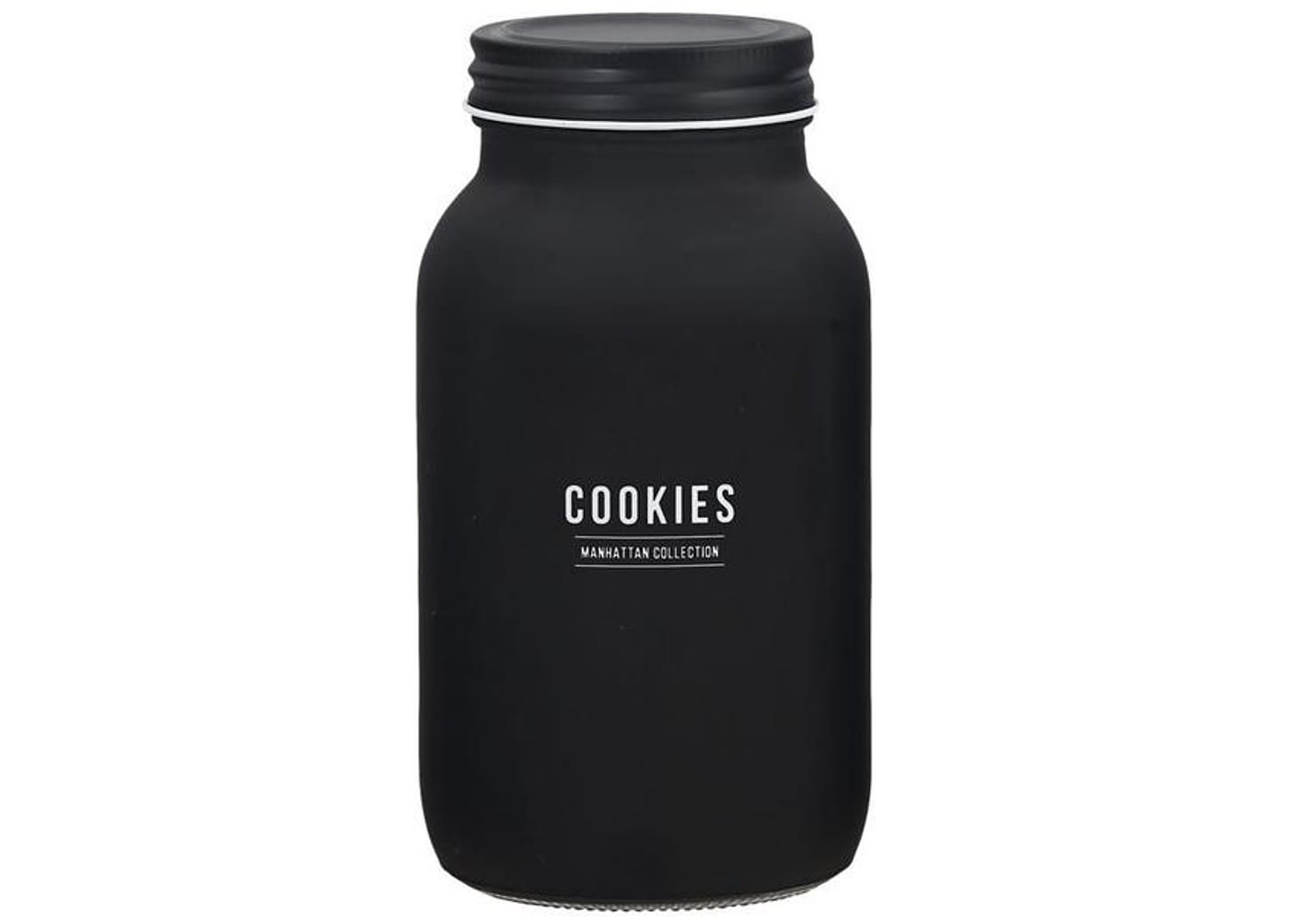 Pote de Vidro Hauskraf com Tampa Redondo 950ml Manhattan