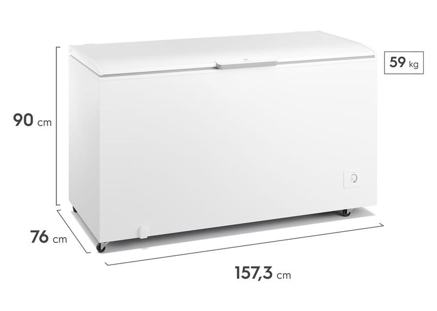Freezer Horizontal Electrolux 1 Porta 513L HI550 7873119