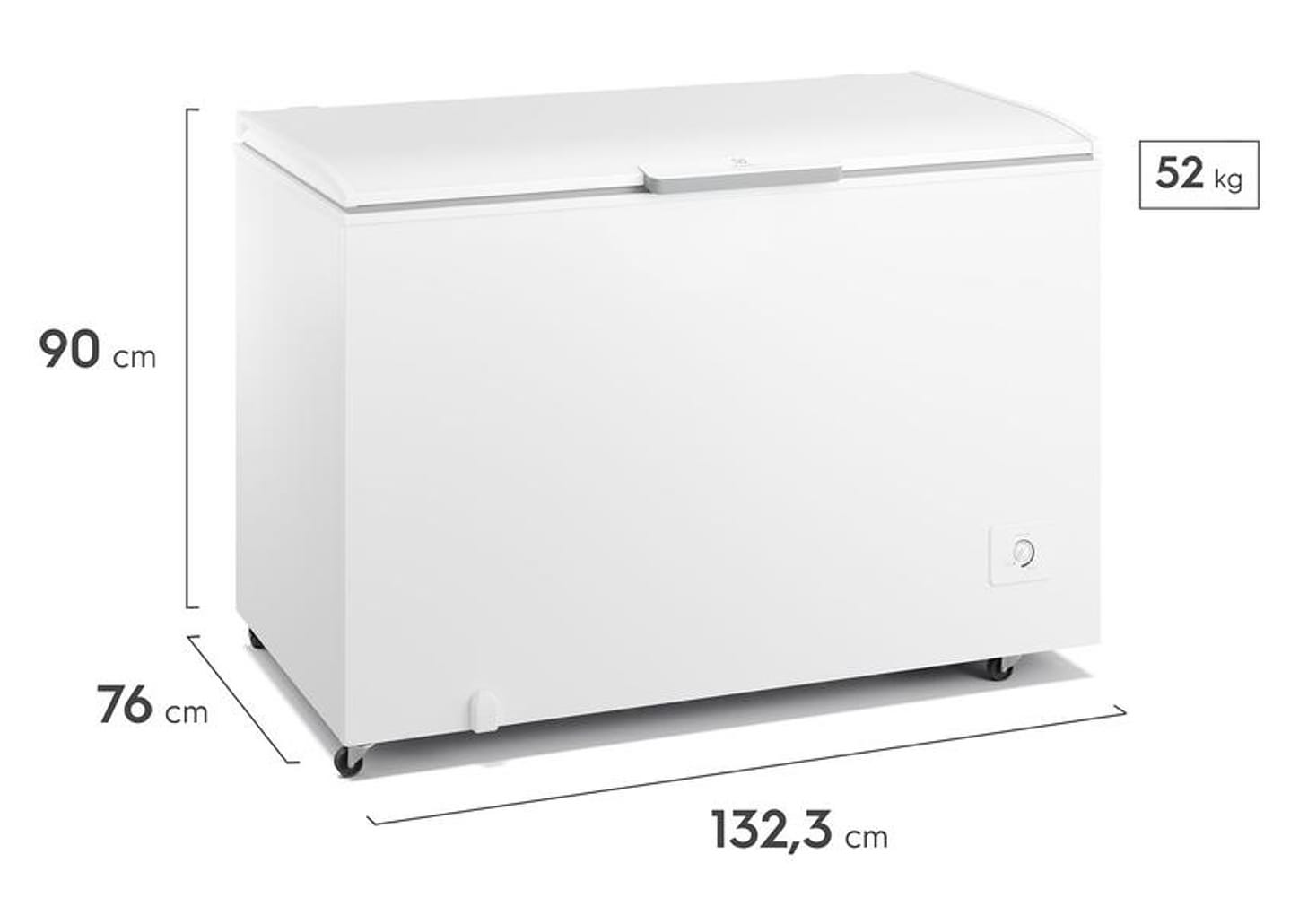 Freezer Horizontal Electrolux 1 Porta 400L HI440 7873164