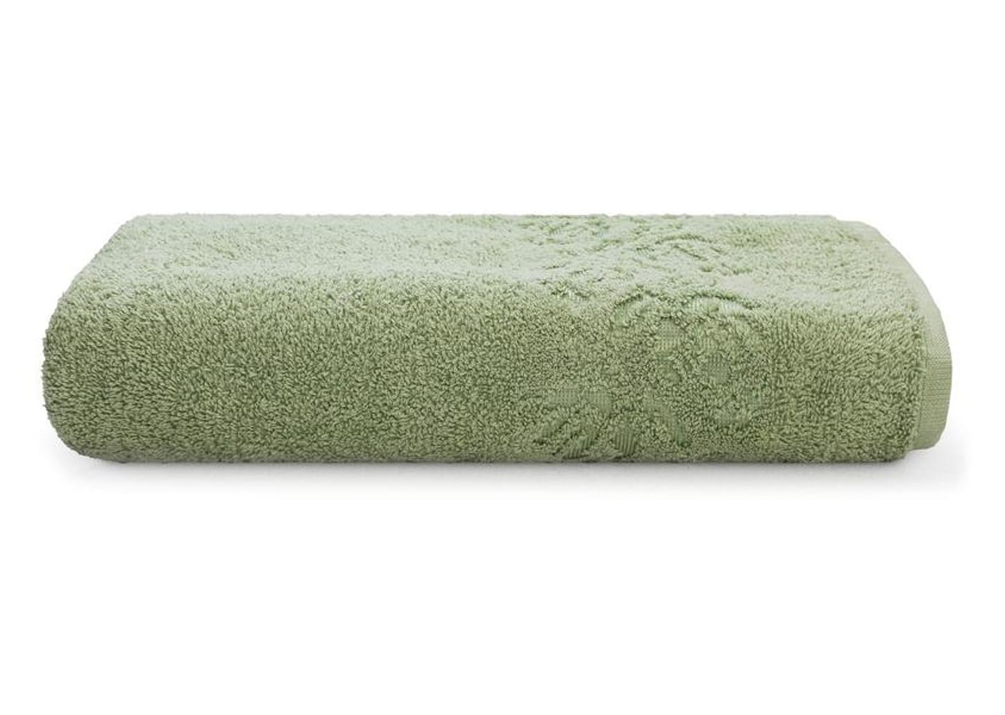 Jogo de Toalhas de Banho e Rosto Camesa Amira Verde 4 Peças