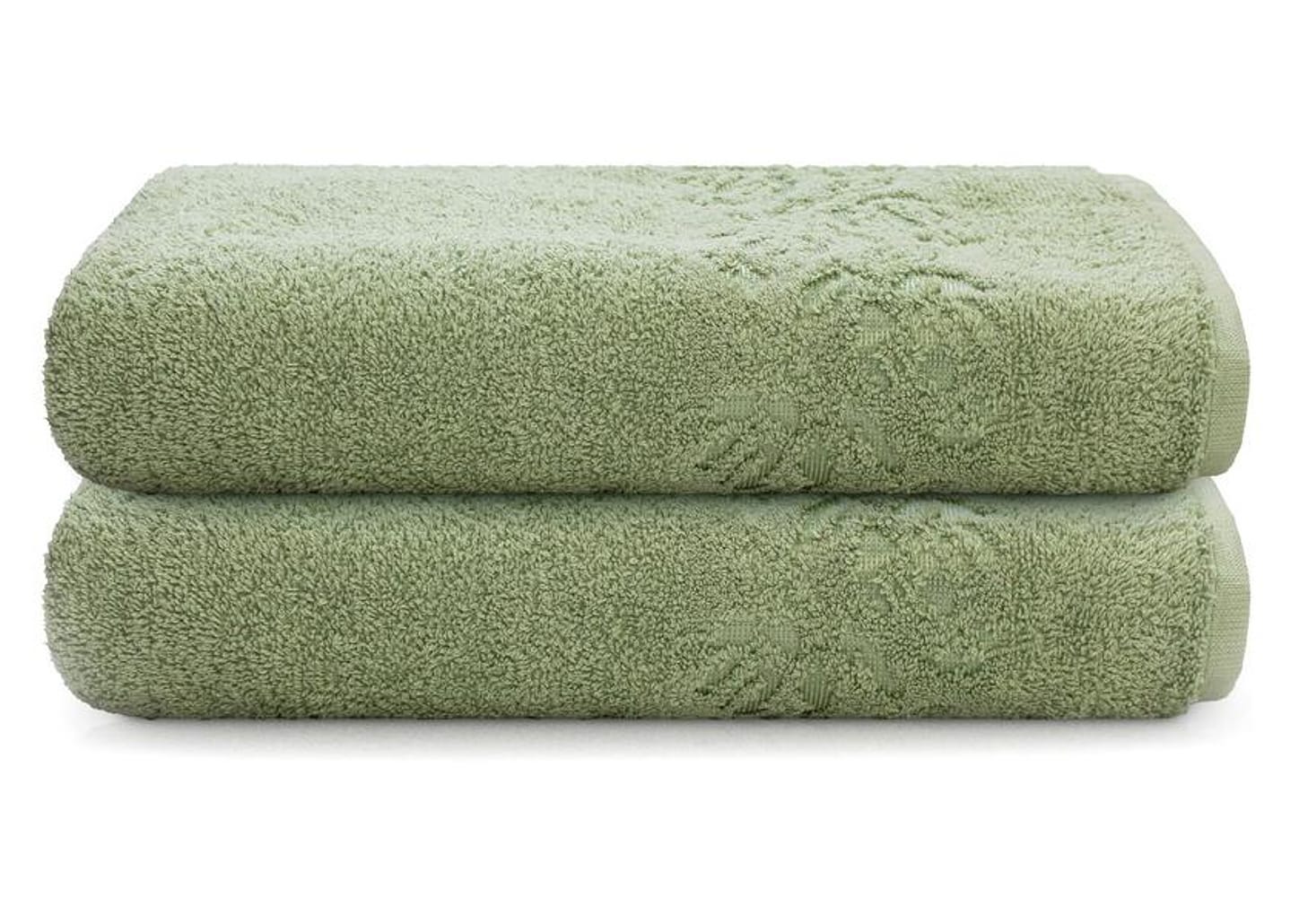 Jogo de Toalhas de Banho e Rosto Camesa Amira Verde 4 Peças