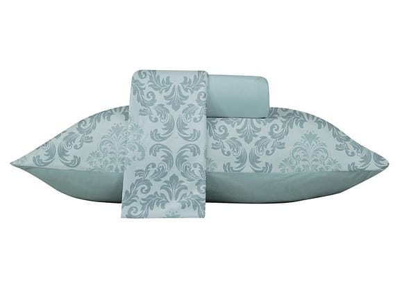 Jogo de Cama Queen Atlântica Delicata Azul 3 Peças